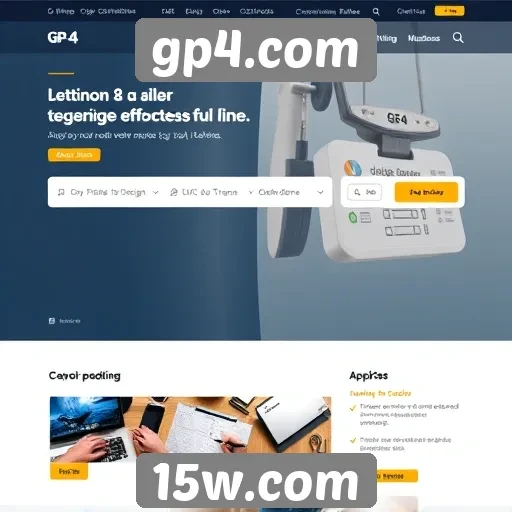 Novidades no design e usabilidade do site gp4.com